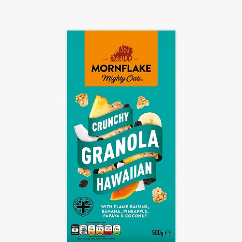 MORNFLAKE CRUNCHY GRANOLA (HAWAIIAN) 500G